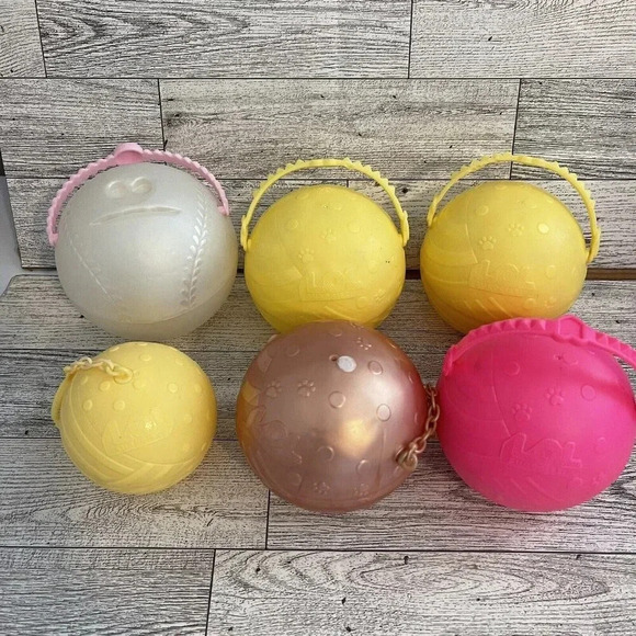 6 LOL Surprise Doll EMPTY Capsules Cases - Picture 1 of 7